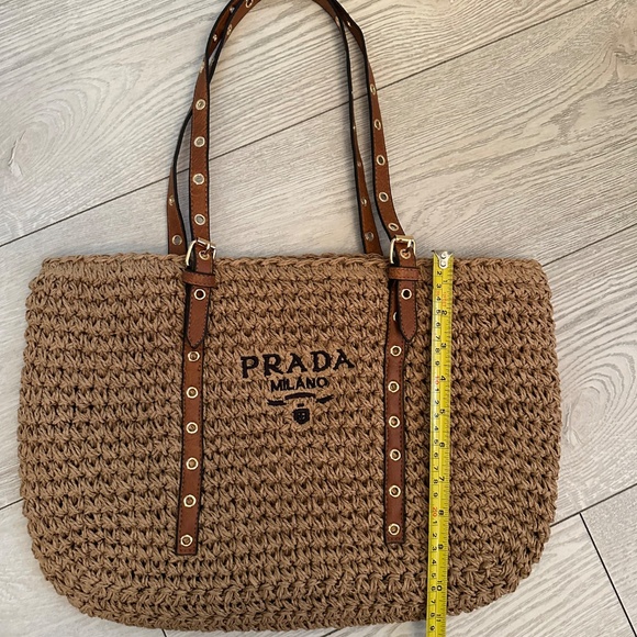 Prada Straw Tote Bag - Picture 2 of 6